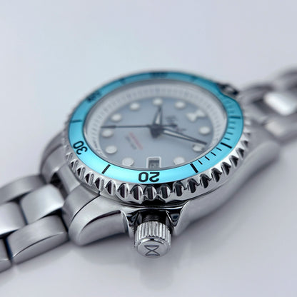 Horolo Women' Watches Japan Solar Movement 30mm Luminous Water Resistant Sapphire stainless steel Luxury Watch Gift For Wife