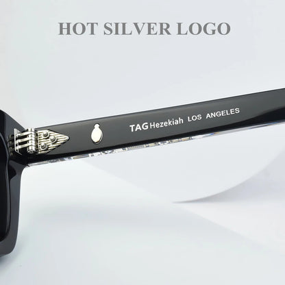 2026 Sunglasses Thick Heavy  Japanese Style Men Fashion Sun glasses brand Acetate High Quality Classical Uv400 QUENTIN Sunglass