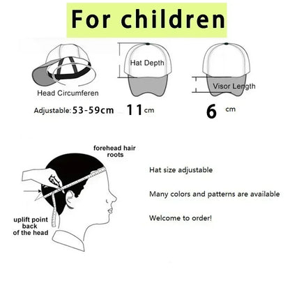 Cute SpongeBobs Baseball Cap Anime Round Role Kids Boy Girl Adult Sport Casual Sunshade Adjustable Movie Cartoon Peaked Mesh Hat