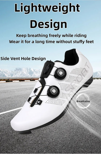 Ténis de ciclismo, sapatos de MTB respiráveis, sapatos de ciclismo de montanha para homem e mulher, sapatos para trilhos, sapatos desportivos para ciclismo de estrada, sapatos de ciclismo com pedais SPD