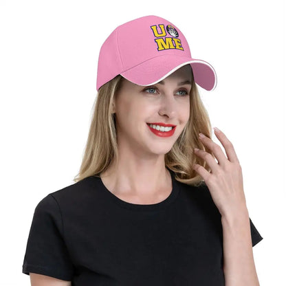Yellow Wrestling Cena John White Custom Baseball Caps For Mens Unisex Male Beach Sunscreen Hat Snapback Cap