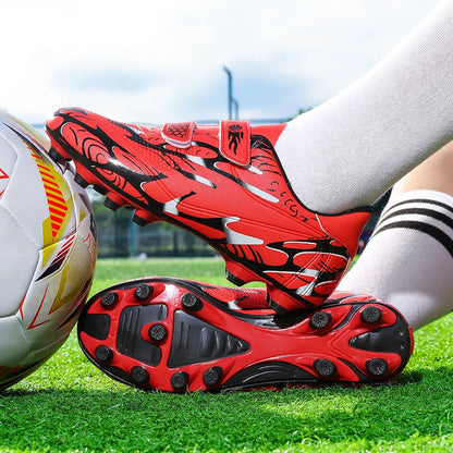Nouveaux hommes enfants bottes de Football ultralégers garçons chaussures de Football professionnelles crampons antidérapant Match herbe chaussures d'entraînement livraison directe