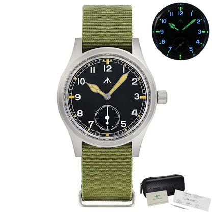 Militado D12 Quartz Watch Men VD78 Movement Domed Sapphire Crystal V2 Clear AR Coating Wristwatch 10Bar Water Resistance Watches