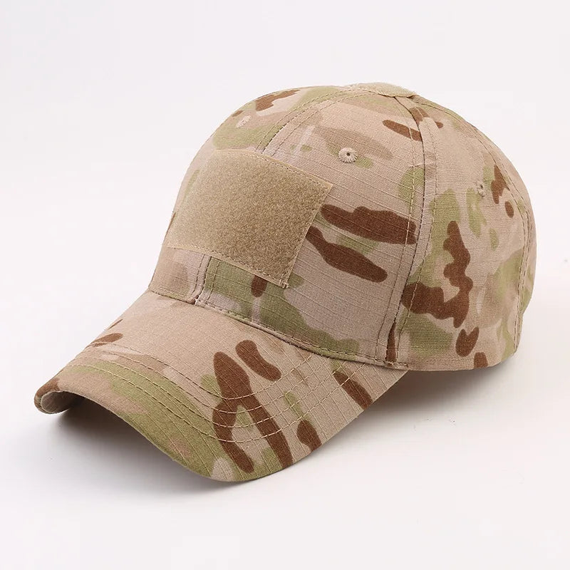 1pc Baseball Caps Camouflage Tactical Outdoor Soldier Combat Paintball Adjustable Hat Summer Snapback Sun Hats for Men Women