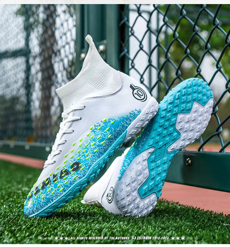 Professionelle fodboldsko til mænd, fodboldstøvler til klubbrug, originale indendørs fodboldsko, støvler til bane, græs og træning, TF/FG-sneakers