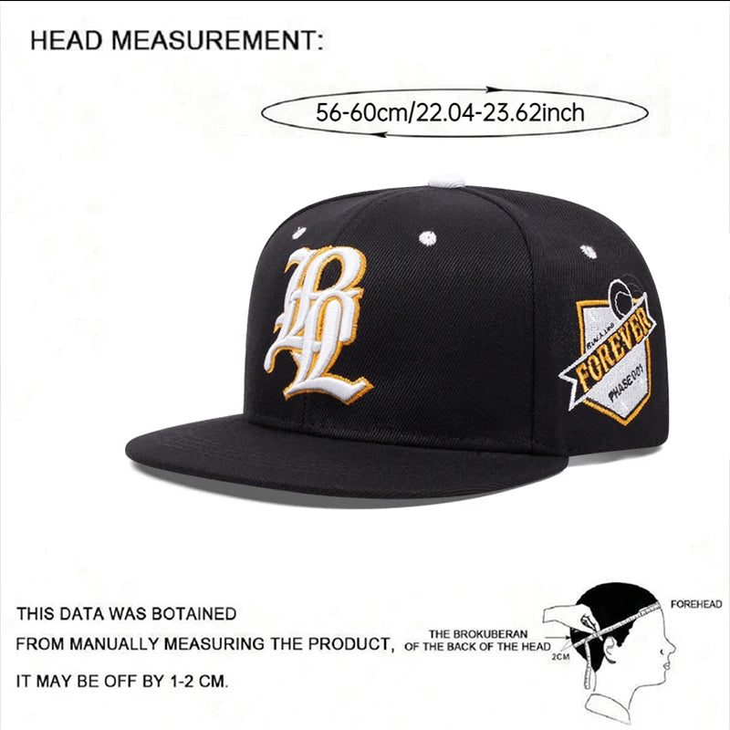 Trendig ny LPL Side FOREVER herrhatt i street- och hiphop-stil, skateboardhatt, damhatt för friluftsliv och solskydd, baseballkeps med platt kant