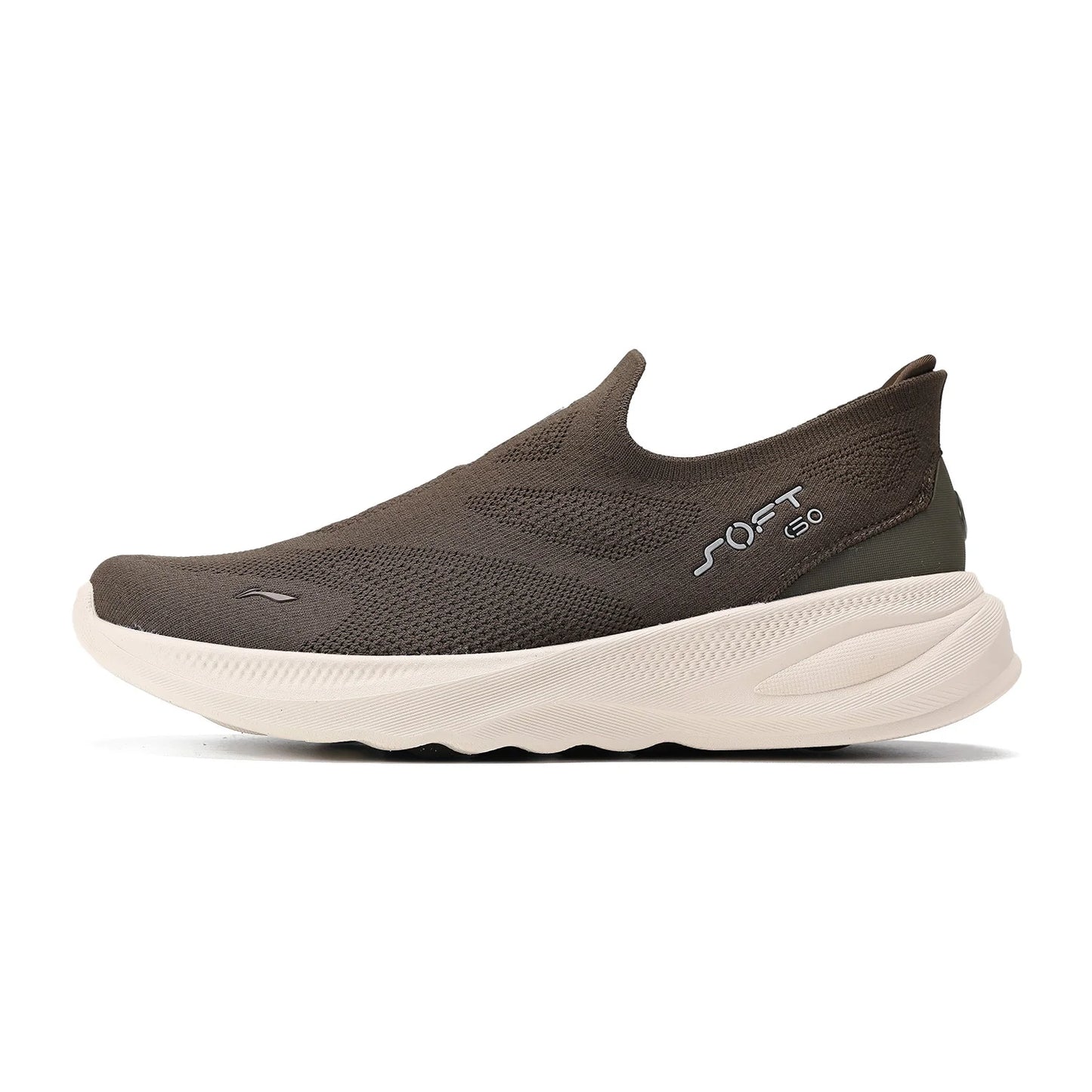 Li-Ning Men's SOFT GO 2 KNIT Slip-on Casual Walking Shoes Cushion Comfy Stable LiNing Mesh Jogging Daily Sports Sneakers AGLV017