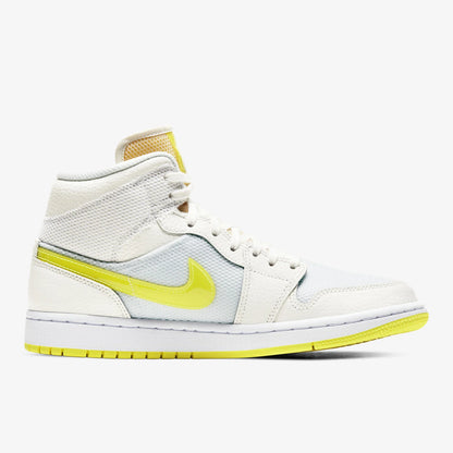 Nike genuine Air Jordan 1 Mid AJ1 Lakers Mid-top Basketball Shoes DB2822-107