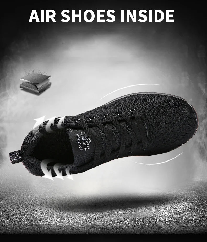 Strick-Laufschuhe für Herren und Damen, lässige Sneaker, atmungsaktive Sportschuhe für Lauftraining, Fitnessstudio und Outdoor, leicht, Größe 38-47