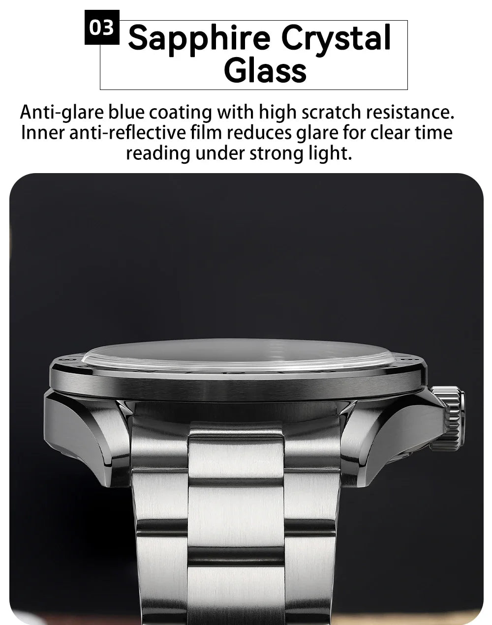 ADDIESDIVE Luxury Swiss Ronda GMT Watch 200M Water Resistant Dual Time Zone BGW9 Luminous 38mm Stainless Steel Quartz Movement