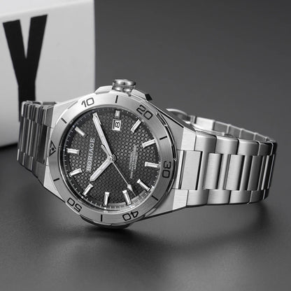 BORIAGE Fully automatic mechanical men's watch BGW9 luminous watch MIYOTA9015 movement 316 stainless steel 200m Water Resistance