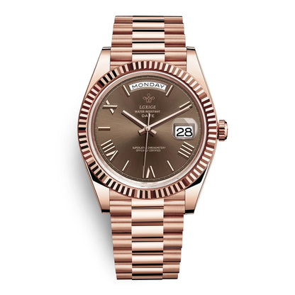 2025 New Gold Watch For Men Water Resistant Quartz Wristwatch Top Brand Luxury Casual AAA Male Wrist Watch Friend Gilft Relogio