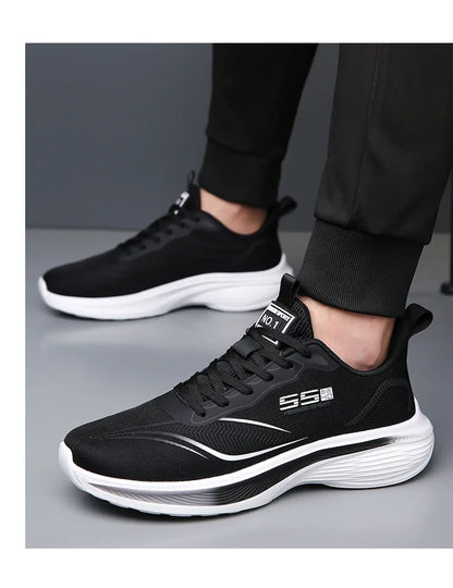 Carbonplaat marathonschoenen voor heren, casual sneakers met luchtkussen, luxe, comfortabel en lichtgewicht, sportieve hardloopschoenen voor heren