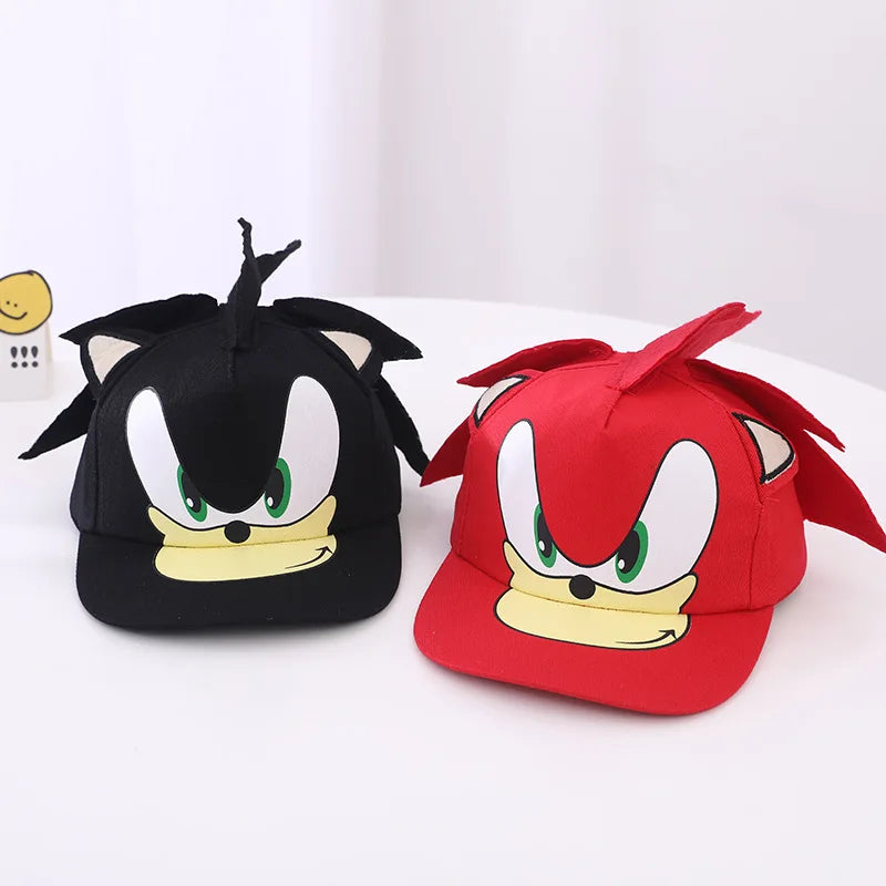 New Sonic The Hedgehog Shadow Sonic Mouse Hat Supertone Mouse High End Embroidery Sun Hat Kids Gifts Baseball Cap Fashion