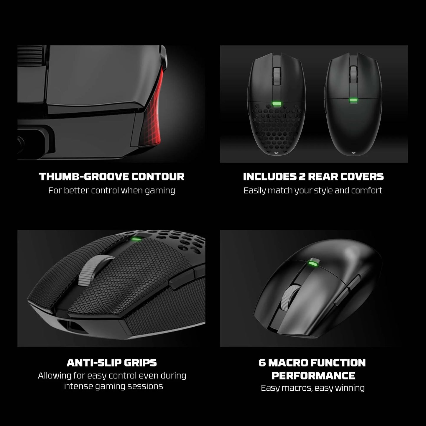 FANTECH Aria XD7E 2.4G Wireless Gaming Mouse PixArt 3311 1000Hz 59g Lightweight Gamer Mice  For PC Laptop