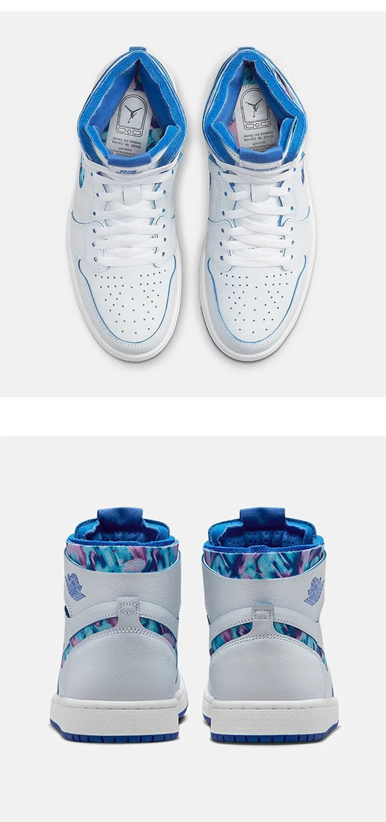 Aidot Nike naisten Air Jordan 1 Zoom -korkeavartiset tennarit DV5575-140