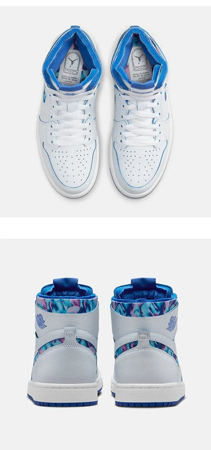 Aidot Nike naisten Air Jordan 1 Zoom -korkeavartiset tennarit DV5575-140