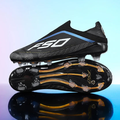 Men Soccer Cleats Professional Football Boots Society Turf Breathable Mesh Youth Soccer Shoes Anti Skid Male Sneakers Chuteira