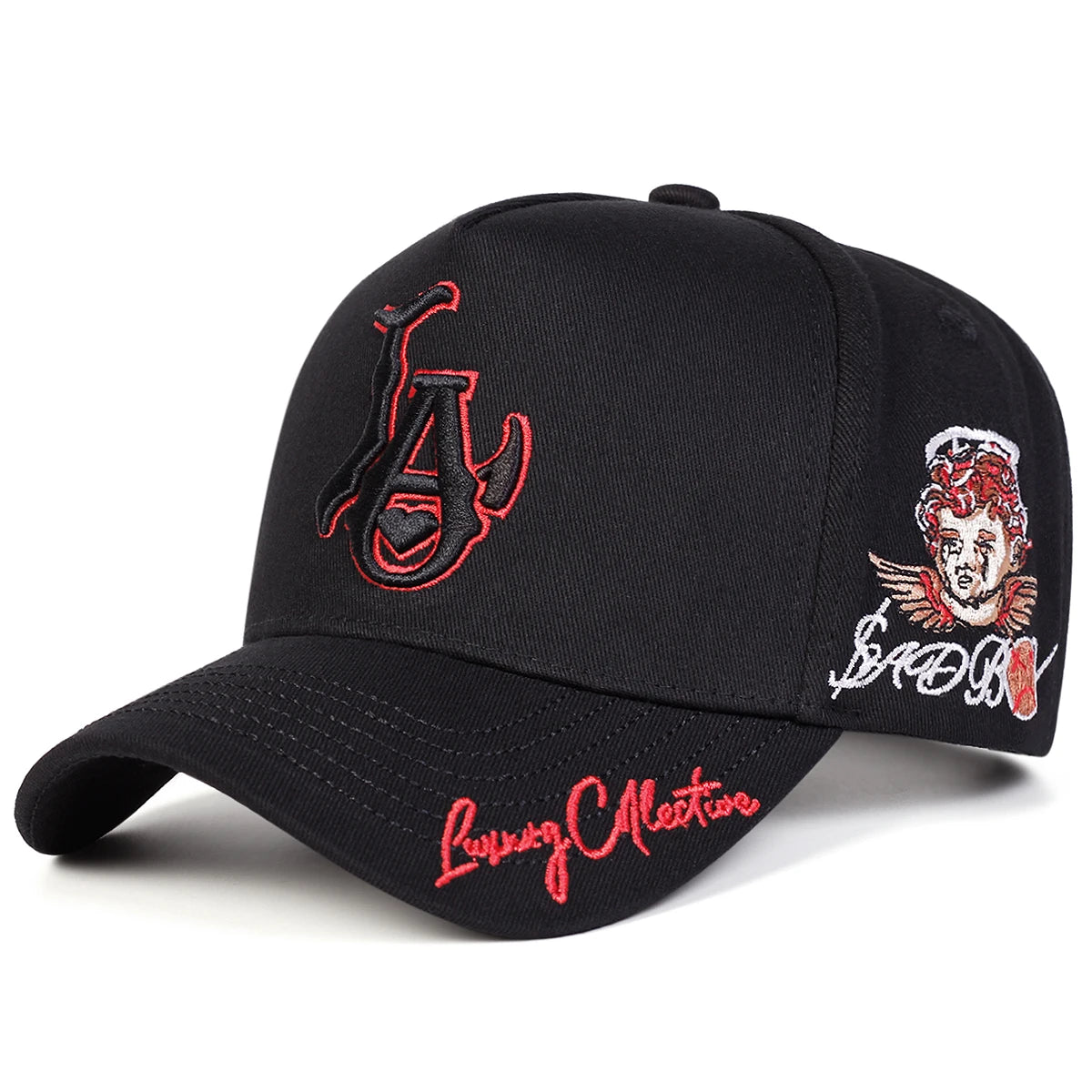 Unisex LA Love Embroidery Baseball Caps Spring Autumn Outdoor Adjustable Casual Hats Sunscreen Hat Sports Cap