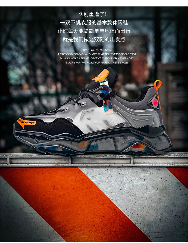 Herresko Sneakers Herre-fritidssko Herresko til tennis Luksussko Træningssko Løbesko Åndbare sko Modeloafers Løbesko til mænd