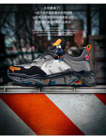 Herresko Sneakers Herre-fritidssko Herresko til tennis Luksussko Træningssko Løbesko Åndbare sko Modeloafers Løbesko til mænd