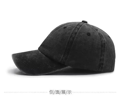 Kawaii Pokemons Adult Washed Baseball Cap Pikachu Mewtwo Bulbasaur Peak Cap Cute Cartoon Men Women Travel Sunshade Beach Sunhat