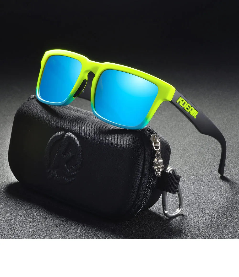 Kdeam High Quality Original Brand Design Polarized Sunglasses for Women Men Fashion Unisex  Trendy Outdoor Eyewear For Couple