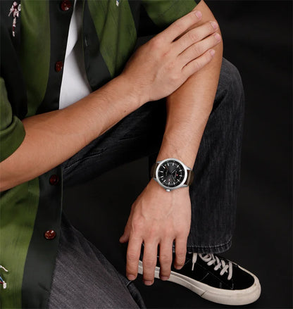 Naviforce 9248 Top Brand New Sport Wristwatch Luxury Military Auto Date Leather Simple Quartz Original Male Clock