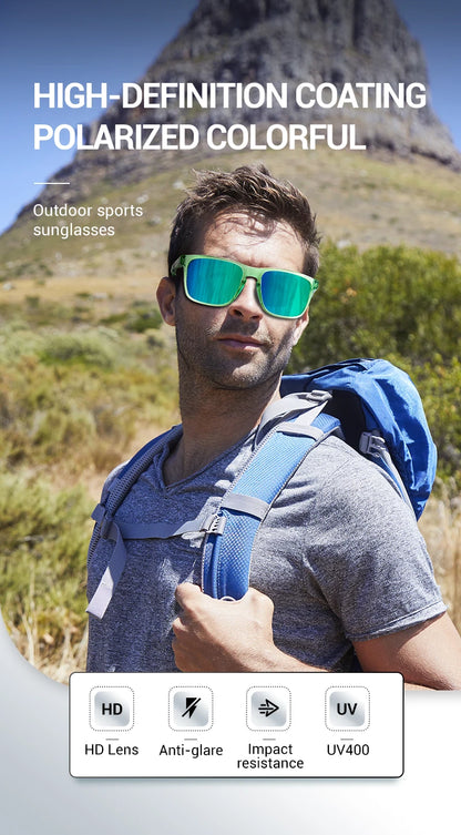 SCVCN Women's Sunglasses 2026 Polarized Men Camping Hiking Driving Glasses Sports UV400 Lenses Y2K Glasses Luxury Eyewear