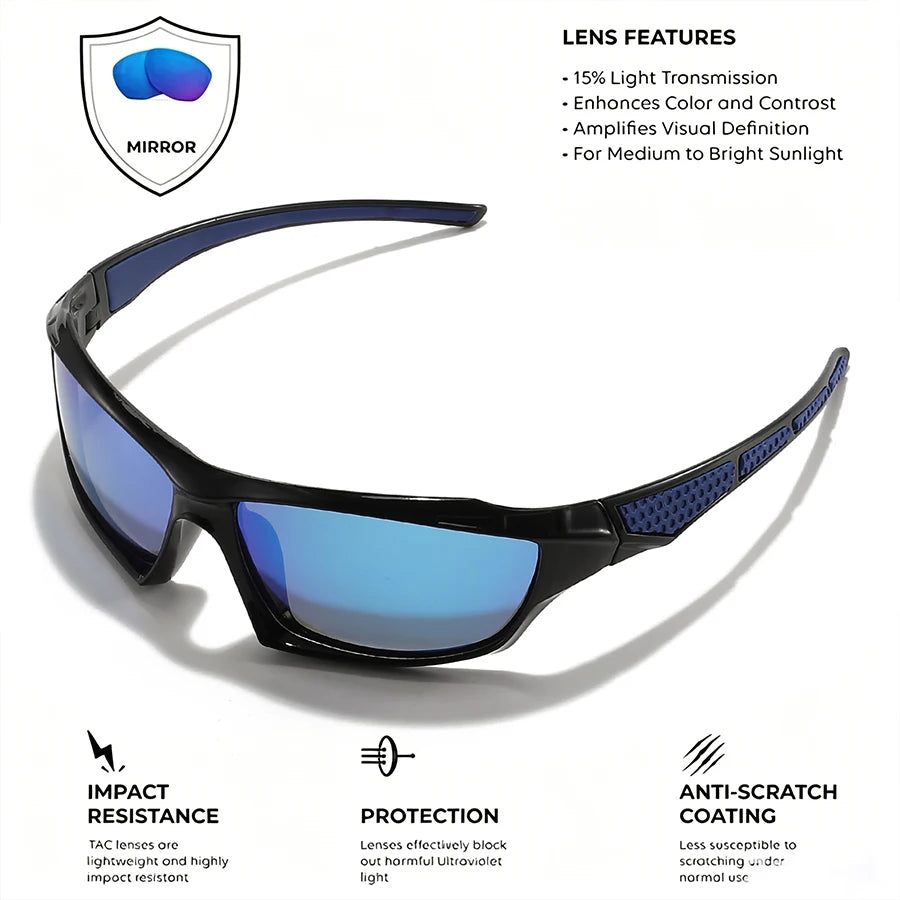Fashion Sports Sunglasses Polarized UV Protection Personalized Glasses Round Frame Metal Men's And Women's UV400 Eyewear