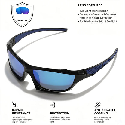 Fashion Sports Sunglasses Polarized UV Protection Personalized Glasses Round Frame Metal Men's And Women's UV400 Eyewear