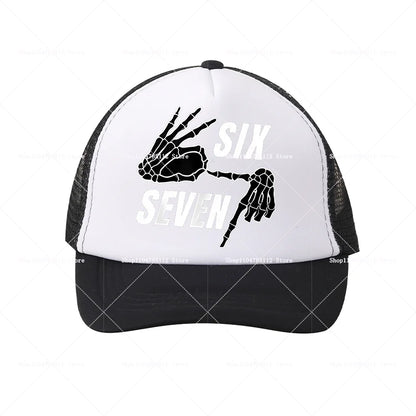 Steal A Brainrot Baseball Cap 67 Six Seven Cartoon Anime A-Z Letter Hat Boys Girls Adjustable Sport Fashion Adult Headwear Gift