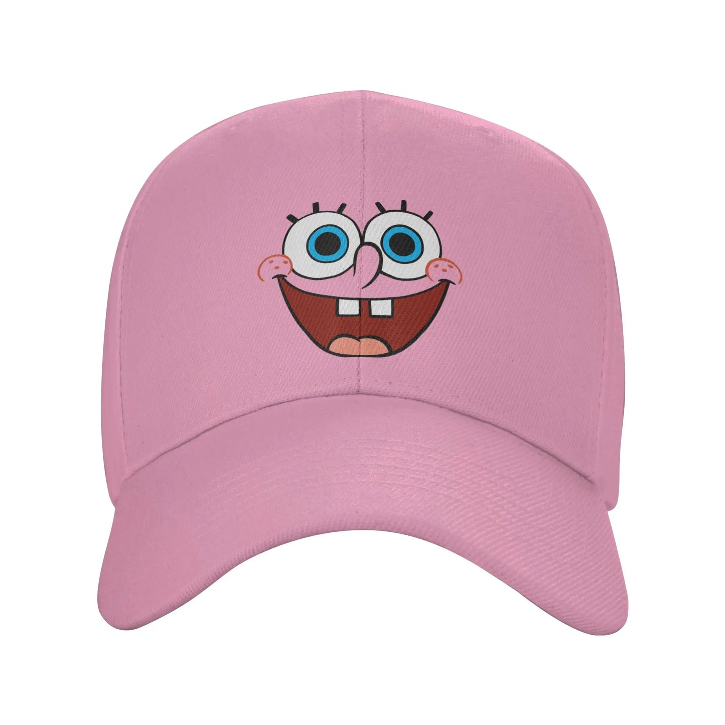 Spongebobs Large Smiling Face Sun Baseball Cap  Spring y2k Retro Trucker Hat For Couple Women Tennis Skate Baseball Caps