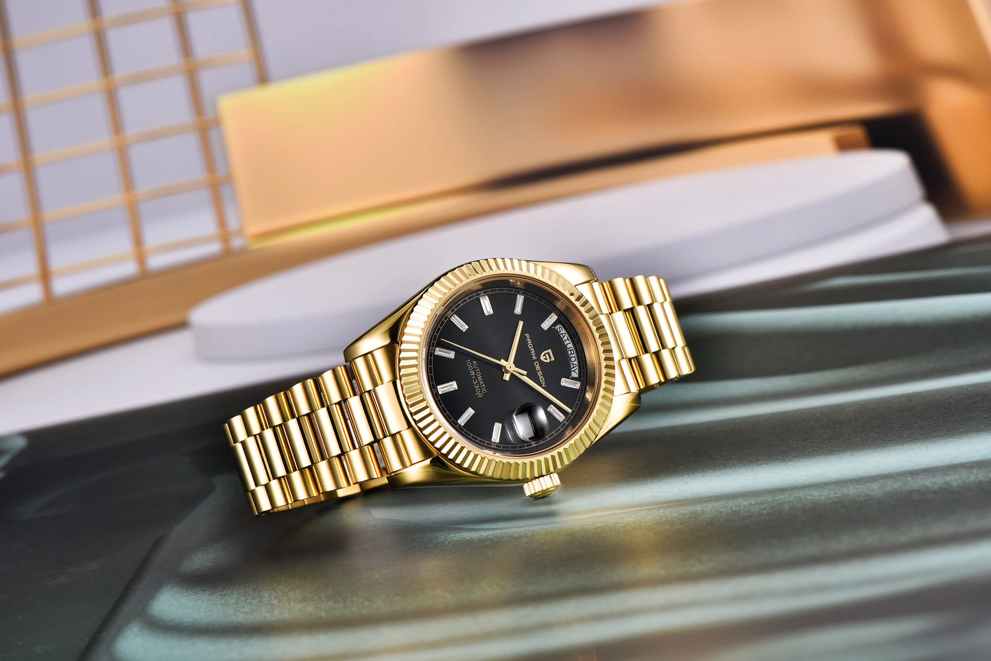 PAGANI DESIGN 2025 New Date Week 40MM Men's Watches Brand Luxury Gold Automatic Watch Men Waterproof Mechanical Wrist watch Men