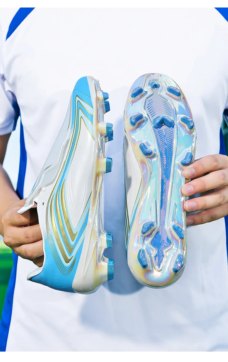 Nouvelles chaussures de football pour hommes, crampons pour femmes, modèle unisexe pour futsal, ultra-légères, TF/FG, chaussures de football professionnelles de haute qualité pour jeunes, baskets.