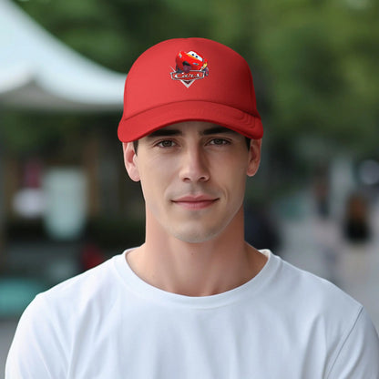 Cars Mcqueens Mesh Baseball Cap Unisex Hip-Hop Trucker Hat  Adjustable Snapback Caps Dad Hat Summer Trucker Hats