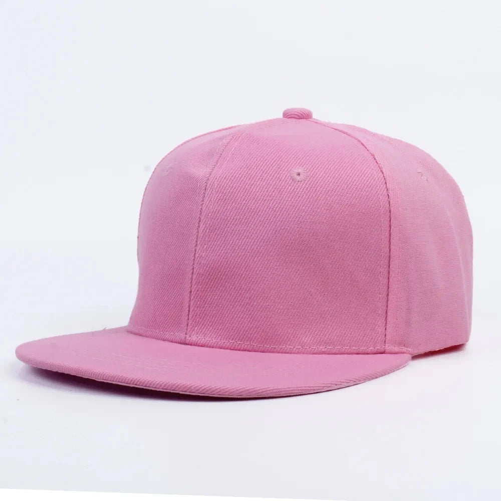 Unisex Cap Acrylic Plain Snapback Hat High Quality Adult Hip Hop Baseball Caps for Men Women Outdoor Leisure Baseball Flat Hat