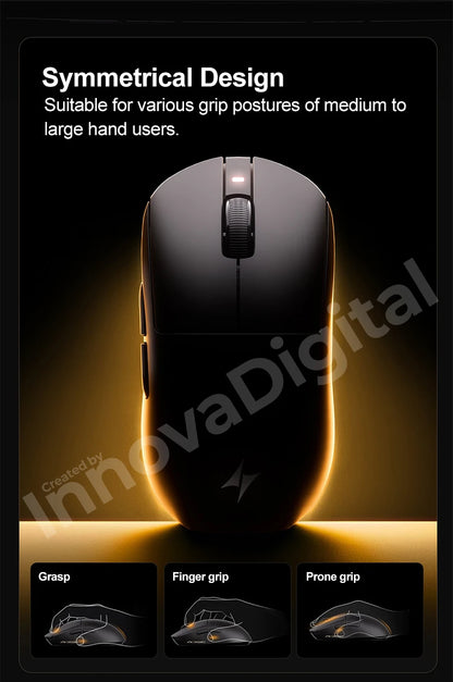 ATK Dragonfly A9 Ultimate vezeték nélküli gaming egér A9 Air PAW3950, ultrakönnyű ergonomikus e-sport gamer FPS egér CSGO-hoz A9 Ultra