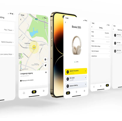 Baseus Wireless Bluetooth 5.3 Over-Ear Headphones – HiFi 40mm Driver, 70H Playtime Foldable Headset with Spatial Audio