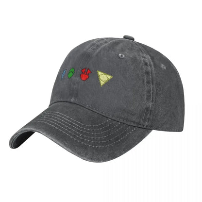 Twilight Imperium Technology Symbols Pixel Art Baseball Cap Icon Ball Cap fishing caps man fun hats Boy Women's