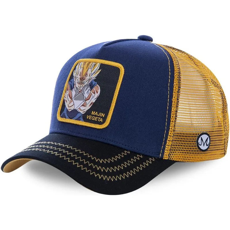 High Quality Dragon Ball Z Styles Anime Son Goku Cotton New Baseball Cap Men Women Hip Hop Dad Adjustable Mesh Hat Trucker Hat