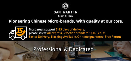 San Martin Original Design Diver 39.5mm V2 Men Watch NH35 Automatic Mechanical Watch Milanese Bracelet Waterproof 200m Luminous