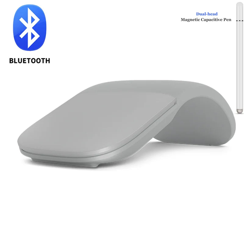 Bluetooth Arc Touch Mouse For Microsoft Surface Wireless Ergonomic Mause Computer 3D Silent Laser Mice For Laptop PC Windows