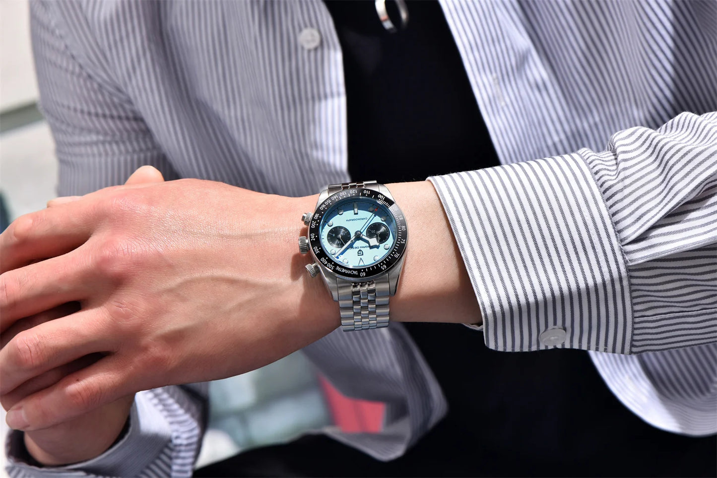 2026 New PAGANI DESIGN BB Flamingo Chronograph Luxury Sports Quartz Watch Men Sapphire mirror 100M Waterproof Fashion Wristwatch