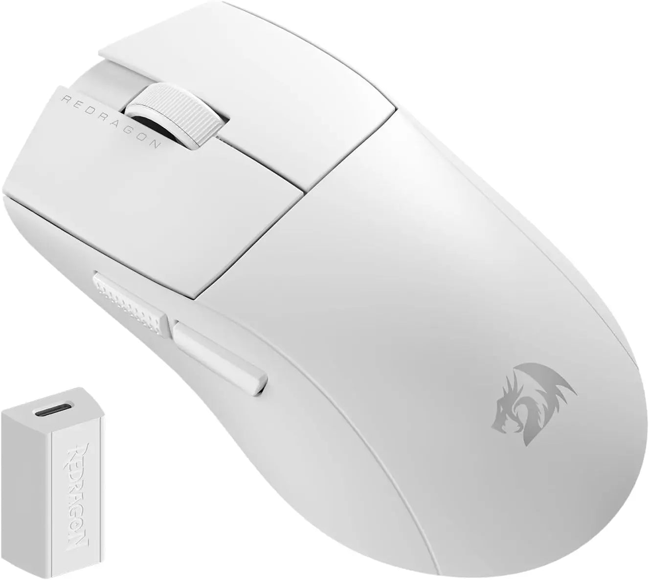 Redragon M916 PRO 3 módú vezeték nélküli gamer egér, Hype-Speed 4K lekérdezési frekvencia, 49 g ultrakönnyű, 26K DPI-s gamer egér