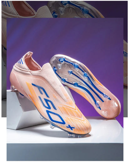 New Men’s Soccer Shoes Grass Football Boots Ultralight Sport Comfortable Indoor Cleats Non-Slip FG Turf Futsal Adult Non-Slip