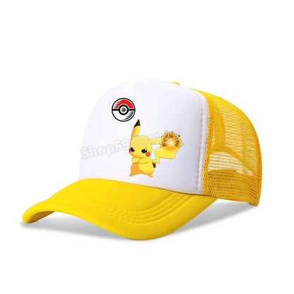 Pokemons Baseball Cap Pikachu Charizard Gengar Anime Peaked Hat Kid Adult Summer Outdoor Sport Hats Boy Casual Fashion Cap Gift