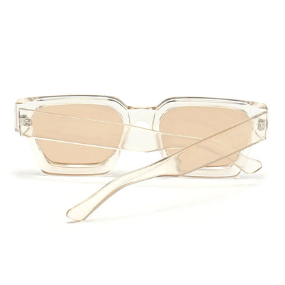 JNPCXI Fashion Square Women Luxury Sunglasses Retro Gradient Blue Designer Men Trending Sun Glasses Shades UV400