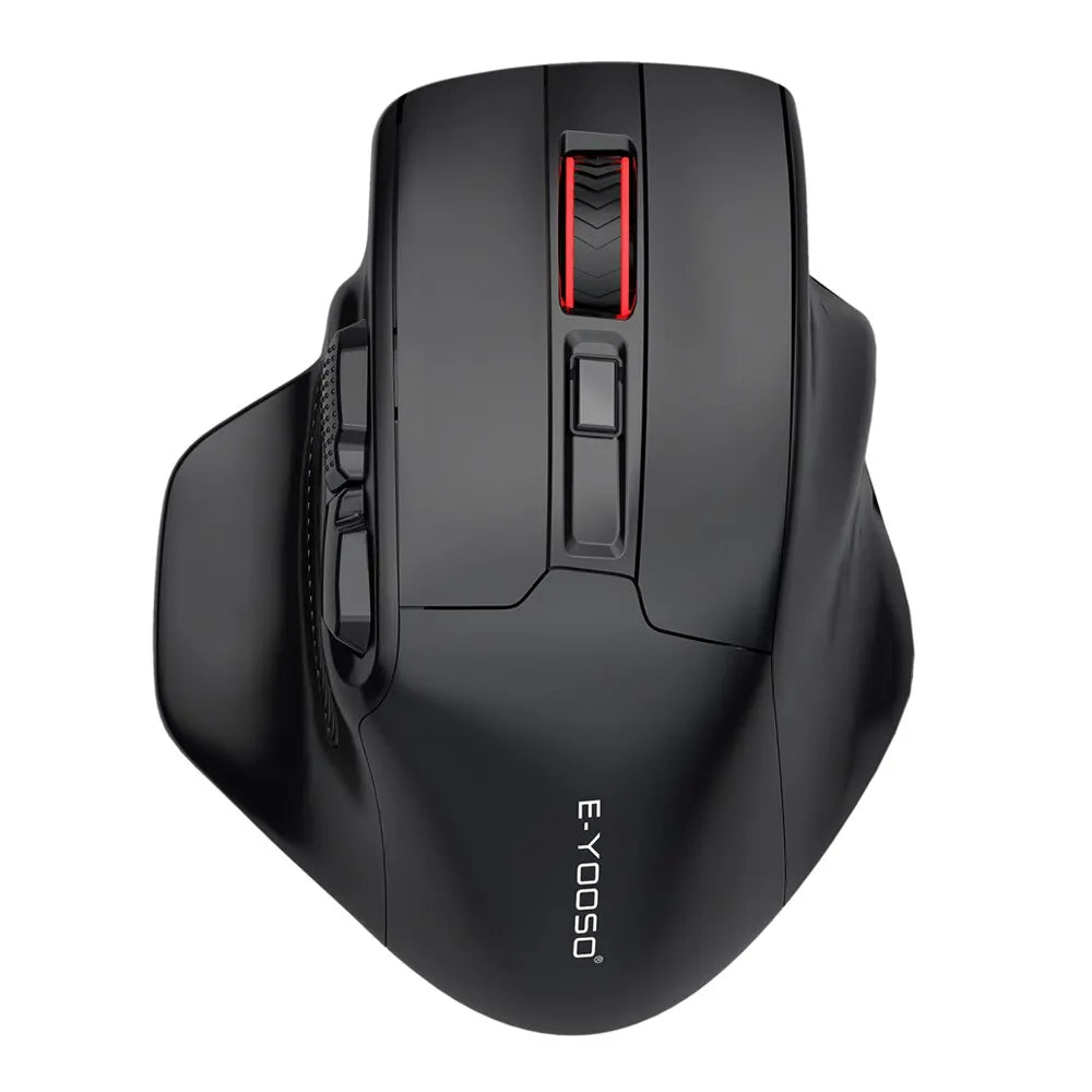 E-YOOSO X-31 USB 2.4G brezžična gaming miška za velike roke PAW3212 4800 DPI 5 gumbov za igralce, računalnik, prenosnik in PC