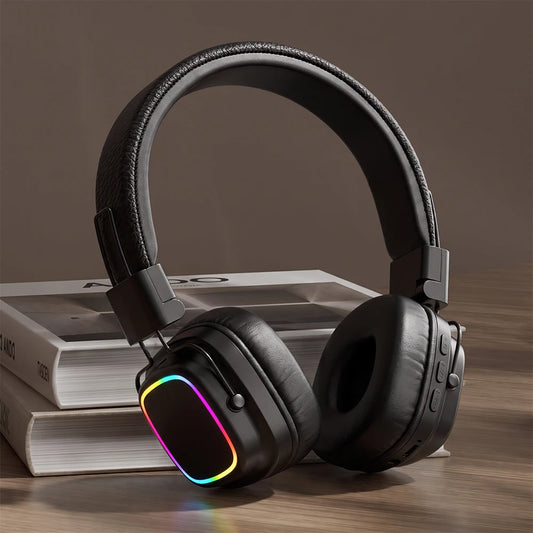 Choice BT1636 Casque sans fil rétro classique pliable, écouteurs circumauraux, casque stéréo HiFi, autonomie de 40 heures, prise en charge de la carte TF et du port AUX
